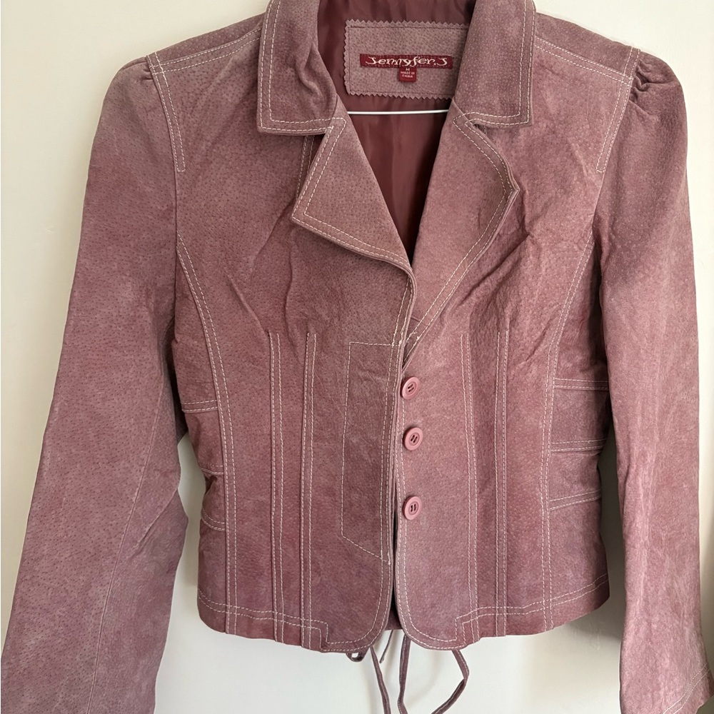 Jennyfer J Women's Pink Vintage Jacket